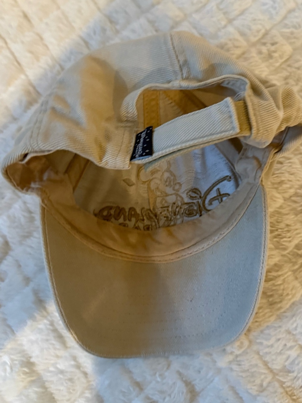 Disneyland Paris Beige Baseball Cap - Picture 3 of 3